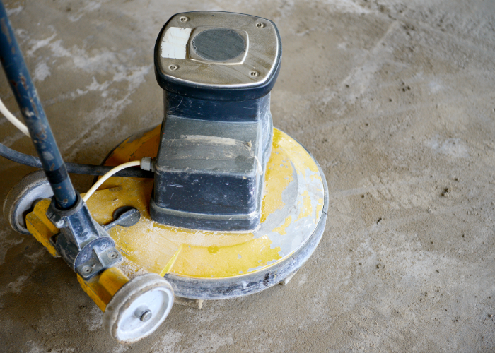 concrete floor polishing